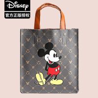 ☫ Genuine Cartoon Disney Mickey PVC Dog Tooth Bag Hand Bag Tutorial Bag Textbook Bag Shopping Bag Shoulder Bag