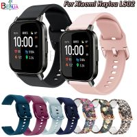 BEHUA Tali Silikon 20Mm untuk Xiaomi Haylou LS02 Gelang Jam Tangan Gelang Pintar Asli untuk Garmin Forerunner 645 245 245M