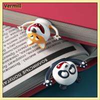 VERMILL ใหม่ แพนด้า ตลก พีวีซี เครื่องเขียน อุปกรณ์การเรียน สไตล์การ์ตูนสัตว์ ที่คั่นหนังสือ ที่คั่นหนังสือ