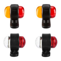 【CW】2PCS 12V 24V Truck Trailer Lights LED Side Marker Position Lamp Lorry Tractor Clearance Lamps Parking Light Red White Amber