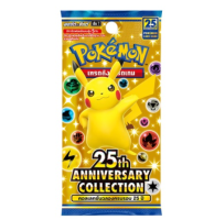 [Pokemon] Booster Pack 25th Anniversary Collection - ชุดพิเศษ แพ็ค 1ซอง  คอลเลกชันฉลองครบรอบ 25 ปี (S8a) ของแท้ 100% (โปเกมอนการ์ด)