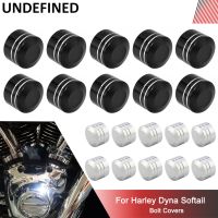 Motorcycle Head Bolt Cover Motor Topper Screw Caps For Harley Twin Cam Dyna Softail Sportster XL Tou FLH Road King Tri Black