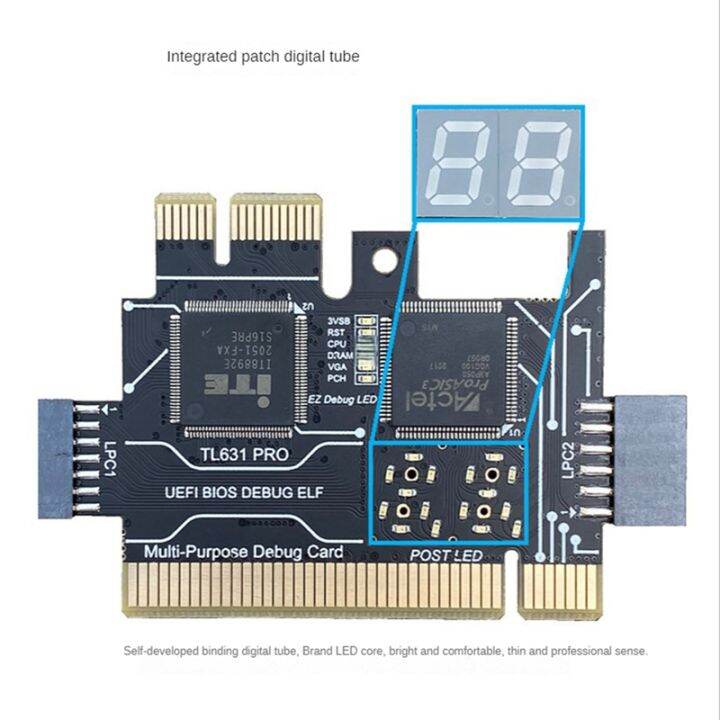 TL631 Mini PC Motherboard Analyzer Diagnostic Card For Laptop Desktop