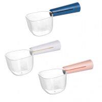 ☌❆❣ Pet Food Cup For Dog Cat Feeding Bowl Kitchen Scale Spoon Measuring Scoop Cup Portable With Scale Feeding Transparent Supplies