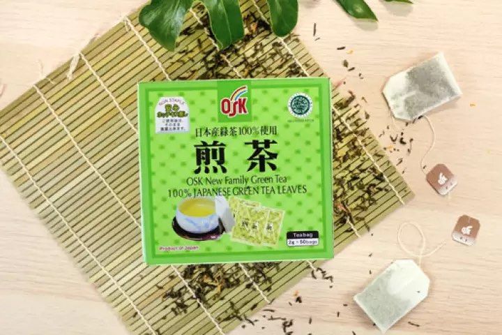 osk-ชาเขียวญี่ปุ่น-1-กล่อง-50-ซอง-สินค้าญี่ปุ่น