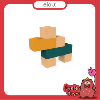 Elou ของเล่นไม้ บล็อก 6 ชิ้น Block 6