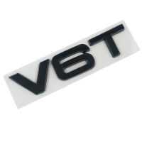 V8t V6t โลหะ3d แต่งรถ V6 V8 T แผ่นบังโคลนรถท้ายรถสัญลักษณ์ร่างกายป้ายบังโคลนรถสติ๊กเกอร์สำหรับ Audi A4 A3 A5 A6 A1 Q7 Q5