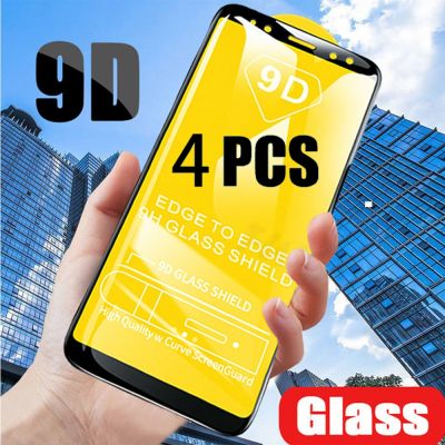 ☋ 4PCS Full Cover Protective Glass for Realme GT Neo 2 3 3T Screen Protector on Realme Master 2 Pro C30