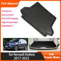 Auto Trunk Mats สำหรับ Renault Koleos 2017 2018 2019 2020 2021 2022 2023ด้านหลัง Cargo Liner Protector Pad อุปกรณ์ตกแต่งภายในรถยนต์