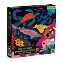 จิ๊กซอว์ 500 ชิ้น ลาย Ocean Illuminated 500 Piece Glow in the Dark Family Puzzle