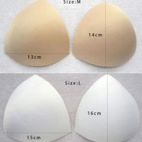 1 Pair Removable Soft Sponge Inserts Foam Push-up Bra Pads for Swimsuit Underwear Bikini FOU99