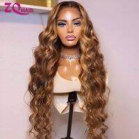 【jw】►  Wig Human Hair 13x6 Front Wigs 180  Glueless Ombre Blonde 13x4 Frontal