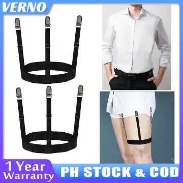 Fashion Shirt Holder Adjustable Shirt Stay Best Tuck It Belt men Shirt Hold  up