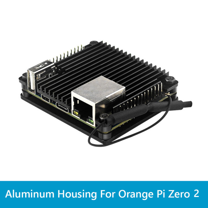 สำหรับ-orange-pi-zero-orange-pi-zero-2เคสอลูมิเนียม-passive-cooling-สีดำ