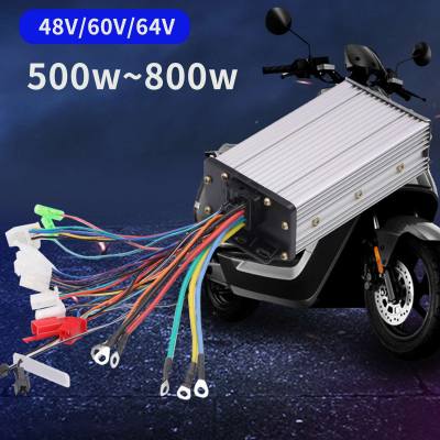 New Electric Bicycle Controller 48V60V64V 500~800w Brushless Motor Controller For Most Electric Bicycle Motor Power Supplies