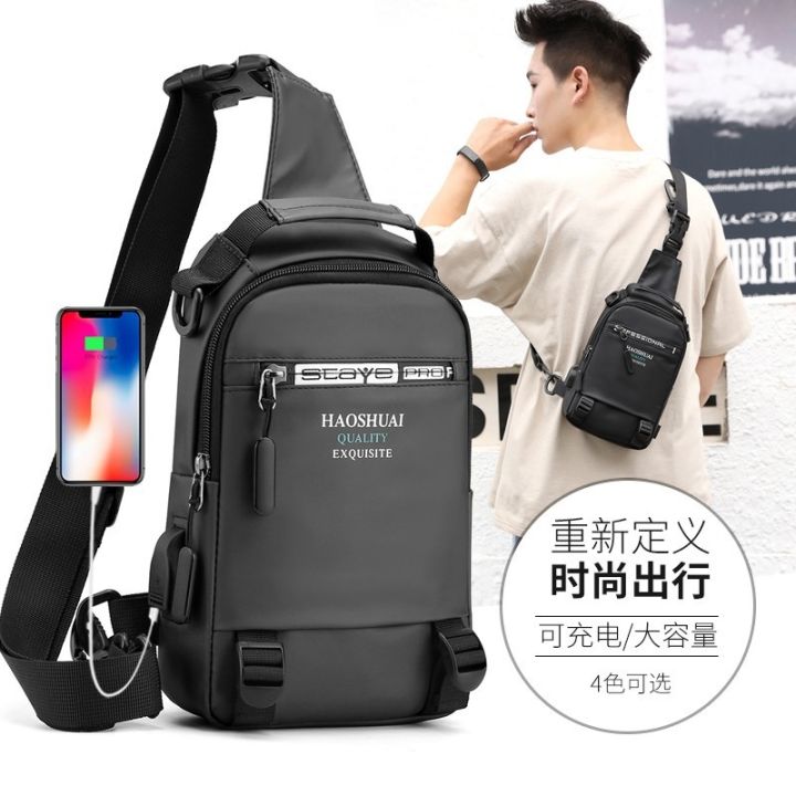 cod-wholesale-multifunctional-mens-messenger-bag-outdoor-shoulder-fashion-large-capacity-chest-korean-version-usb-charging-backpack