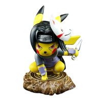 11CM Q Version Anime Naruto Figure Pika Uchiha Itachi Action Figures PVC Model Toys for Children Gifts