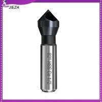 JIEZH สีดำสีดำ 3/8 "ก้านกลม Countersink สว่าน เงินสีเงิน เหล็กความเร็วสูง Chamfering เจาะจุด facer แบบพกพาได้ ก้านกลม3/8" 82องศาจุดมุมเฉียงหลุม Chamfering ตัด คนงานงานประดิษฐ์