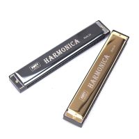 “：】、‘ 1Pc Professional 24 Hole Harmonica Mouth Metal Organ For Beginners Musical Instruments Harmonica  Harp Harmonium Blues