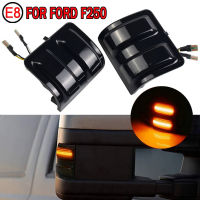 LED แบบไดนามิก Blinker Side Marker ไฟเลี้ยว Repeater Indicator สำหรับ Ford F250 F350 F450 F550 2008 2009 2010 2011 2012-2016