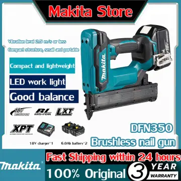 Brushless Wireless Cordless F30 Electric Nail Gun Stapler Nailer  Woodworking Lithium Battery + 1set Nail For Makita (NO Battery)