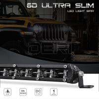 6D LED Light Bar 7 13 20นิ้ว Offroad Slim LED BAR Auto Driving Light FOG Lamp สำหรับ Niva Lada รถบรรทุก4x4 S. วีวีเอทีวี12โวลต์24โวลต์