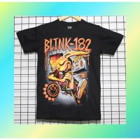 Hot sale Blink-182  band  graphic Mens 100% Cotton Round Neck Short Sleeve T-Shirt  Adult clothes