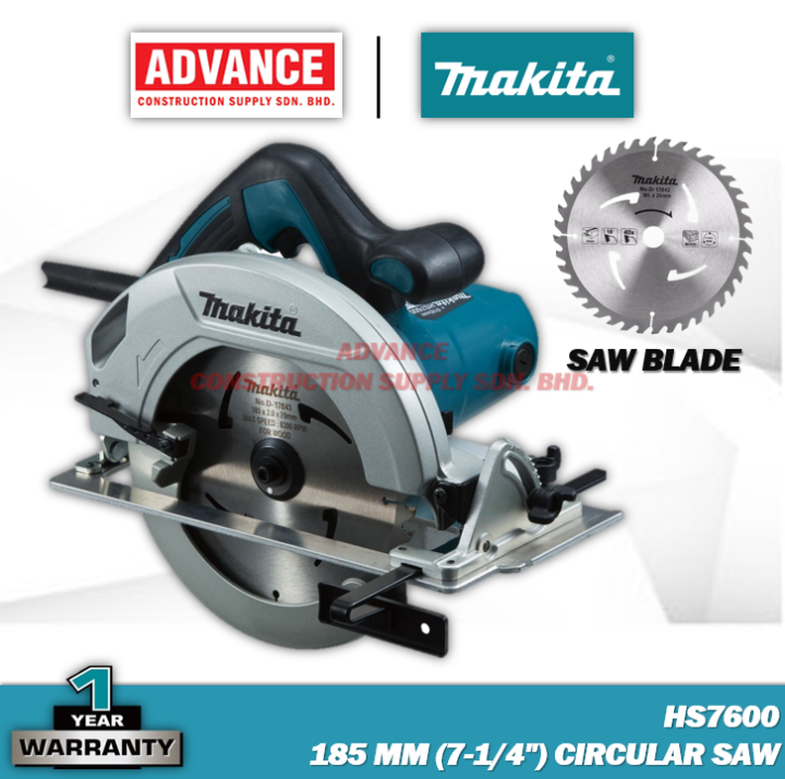 MAKITA HS7600 CIRCULAR SAW 185MM (7-1/4