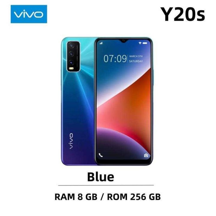 vivo-y20s-ram-8gb-rom-256gb-แบตเตอรี่5000mah-android-10-แถมฟรีอุปกรณ์ครบกล่อง-รับประกันร้าน