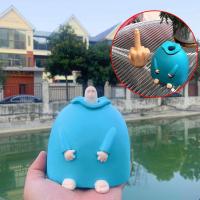 Creative Middle Finger Up Table Decoration Ornaments Figure Desk Toys K0N6