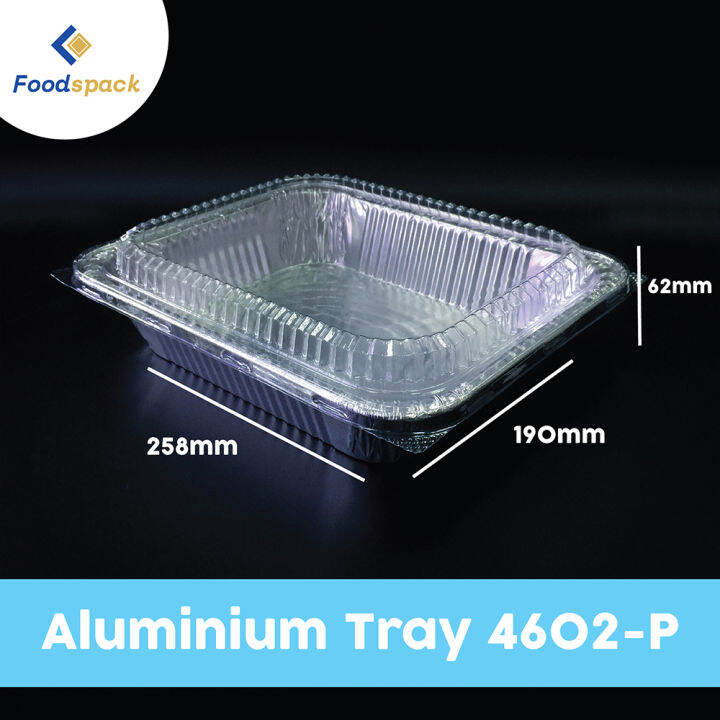 Aluminium Foil Trays BBQ Disposable Food Container Baking Pan With Lids