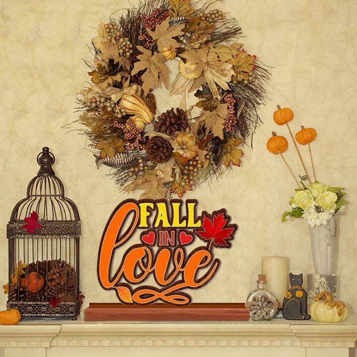 jollyboom-fall-โต๊ะไม้กลาง3ชิ้นป้ายไม้ตก-happy-fall-yall-fall-in-love-ฟักทองไม้โต๊ะยืน-decors-สำหรับวันขอบคุณพระเจ้า-fall-in-love-ตกแต่งห้องอาบน้ำเจ้าสาว