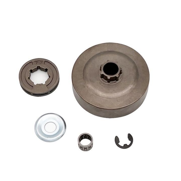 Hardened Steel Clutch Drum Rim Sprocket Kit For Chainsaw MS170 MS180 ...