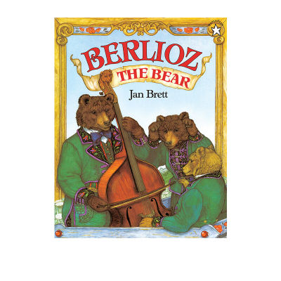 Original English picture book Berlioz the bear Wang Peiyu stage 5 珽 childrens Enlightenment learning picture book picture story book master Jan Brett