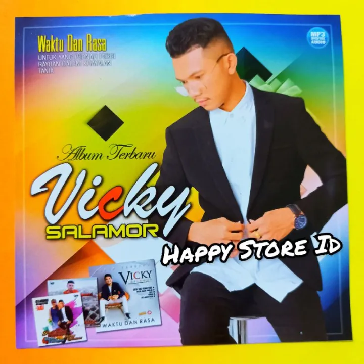 KASET CD MP3 AUDIO MUSIK 130 LAGU AMBON VICKY SALAMOR TERBARU - KASET