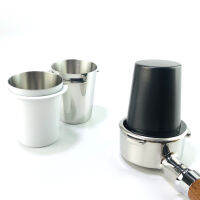 ถ้วยโดส กระบอกโดส  สแตนเลส stainless dose cup กระบอกโดส อุปกรณ์รับกาแฟจากเครื่องบด