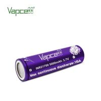 ถ่านชาร์จ Vapcell INR21700 5000mAh 3.7V 15A ก้อนสีม่วง ของแท้