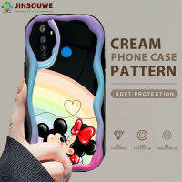 (คลังสินค้าพร้อม) เคสเคสมือถือสำหรับ Realme 6i เคสมือถือสำหรับการ์ตูนเด็กหญิงเด็กชายมิกกี้มินนี่เนื้อครีมกรอบนิ่มขอบลอน