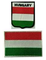อาร์ม ตัวรีดติดเสื้อ อาร์มปัก Patch ตกแต่งเสื้อผ้า หมวก กระเป๋า #ธงชาติฮังการี #ประเทศฮังการี #HUNGARY