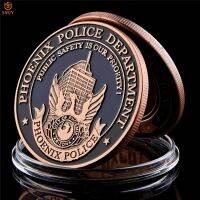 Hot Ticket USA Phoenix Police The Arangel St. Michael Bronze Token US ท้าทายของสะสมเหรียญ