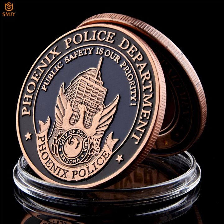 hot-ticket-usa-phoenix-police-the-arangel-st-michael-bronze-token-us-ท้าทายของสะสมเหรียญ