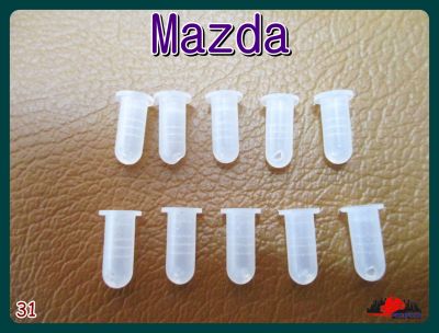 MAZDA LETTER CLIP CLEAR "SMALL" SET (10 PCS.) (31) // กิ๊บล็อคตัวหนังสือ  ขนาดเล็ก (10 ตัว) สินค้าคุณภาพดี