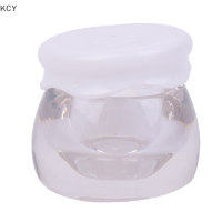 KCY 1PC transparent acrylic Jam Jar Face ครีมขวดบรรจุเครื่องปรุงอาหารแบบพกพา