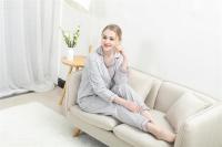 ◎ Sleepwear Women 39;s Cotton Home Suit Pajamas Winter Long Sleeve Stripe Pyjama Female Casual Lounge Set Dropshipping