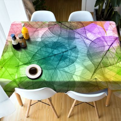 Lattice Pattern Tablecloth 3d Skull Washable Dustproof Cloth Rectangular and Round Table Cover Wedding Decor Nappe De Table