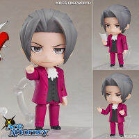 Nendoroid เนนโดรอยด์ จากวิดีโอเกมส์และการ์ตูนเรื่อง Ace Attorney Gyakuten Saiban คยาคุเท็น ชัยบะ ทนายความเอซ Miles Edgeworth Reiji Mitsurugi ไมล์ส เอดจ์เวิร์ธ มิทสึรุกิ เรย์จิ อัยการหนุ่มสุดเท่ ชุดสูทสีแดง Red Suit Ver Action Figure Figma ฟิกม่า