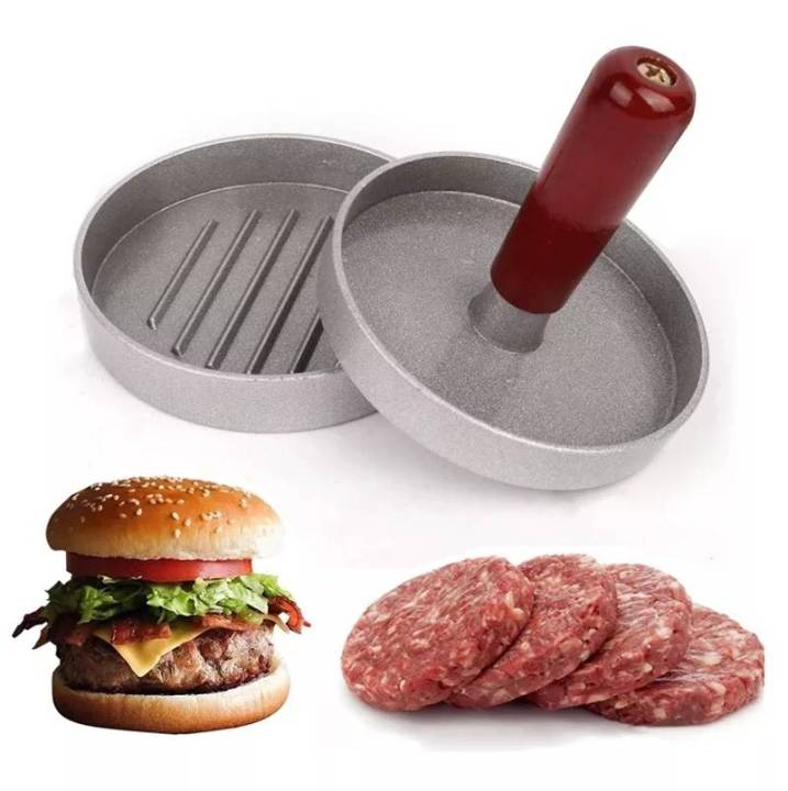 ที่อัดหมูเบอร์เกอร์-แฮมเบอร์เกอร์คู่-nonstick-อลูมิเนียม-burger-maker-เนื้อ-patties-แฮมเบอร์เกอร์แม่พิมพ์-patty-กด2หลุมบาร์บาร์เครื่องมือห้องครัว
