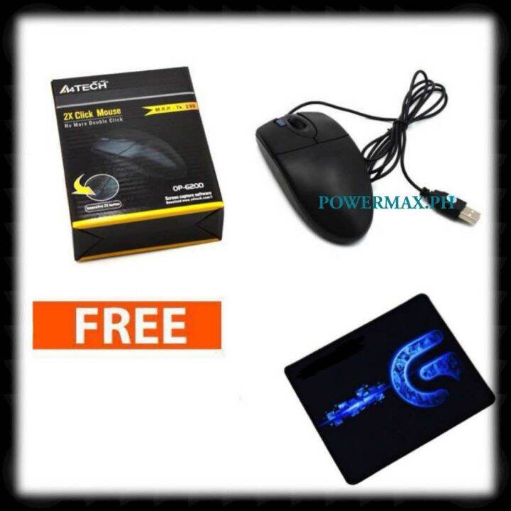 A4Tech OP 620D 2X Click A4 Tech USB Optical Mouse Black | Lazada PH