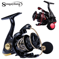 Souilang Fishing Reel 5.2:1 High Speed 12+1BB Spinning Reel Salt WaterFresh Water Fishing Tools Fishing Tackle 12KG Max Drag