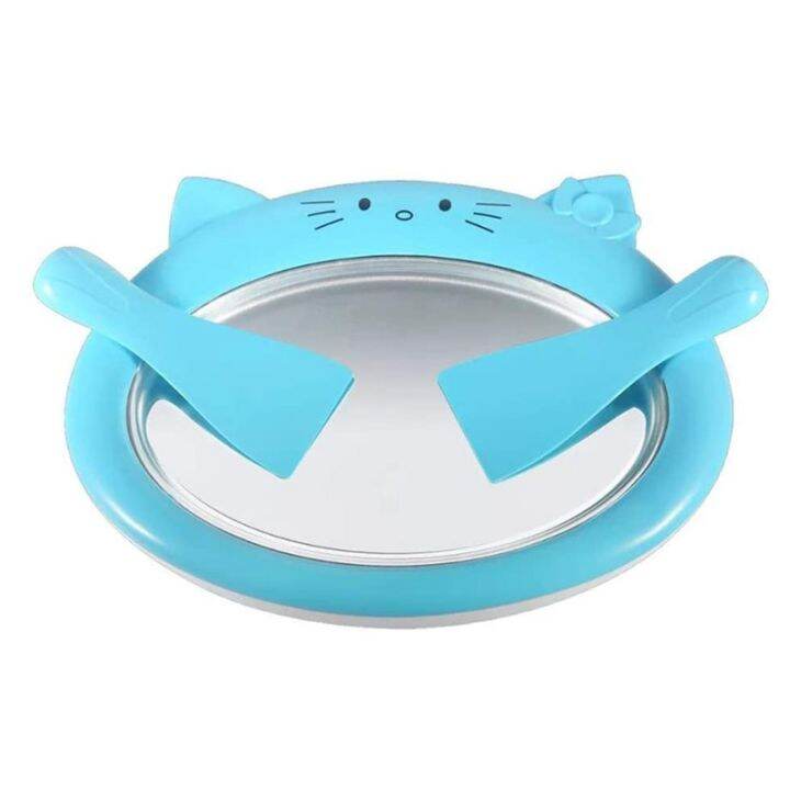 Ice Cream Maker Instant Yogurt freeze Pan Ice Roll Time Pan for Healthy